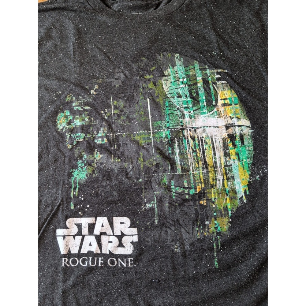 Star Wars Rogue One Cotton Blend Crew Neck T-Shirt Black Sz Med NWT Lucas Film